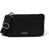 Baggallini Securtex Anti-theft Mini Wallet Crossbody In Black