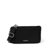 Baggallini Securtex Anti-theft Mini Wallet Crossbody In Black