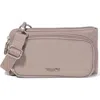 Baggallini Securtex Anti-theft Mini Wallet Crossbody In Gray