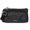 Baggallini Securtex Anti-theft Mini Wallet Crossbody In Purple