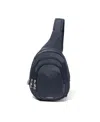 Baggallini Securtex Anti-theft Multi Zip Sling Bag In Blue