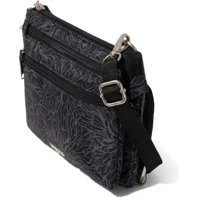Baggallini Securtex Anti-theft Stash Crossbody In Purple