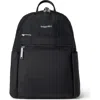 Baggallini Securtex Anti-theft Vacation Backpack In Black