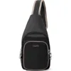 Baggallini Securtex Classic Anti-theft Daytripper Sling Bag In Black