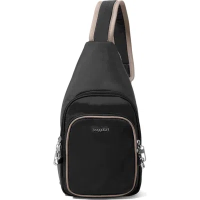 BAGGALLINI BAGGALLINI SECURTEX CLASSIC ANTI-THEFT DAYTRIPPER SLING BAG