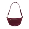 Baggallini Securtex® Jet Set Anti-theft Crescent Sling In Burgundy