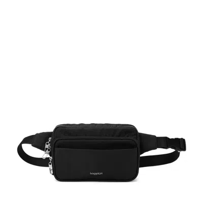 Baggallini Securtex® Journey Anti-theft Belt Bag In Black