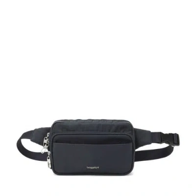 Baggallini Securtex Journey Anti-theft Belt Bag In French Navy