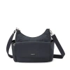 Baggallini Securtex Journey Anti-theft Hobo In Black