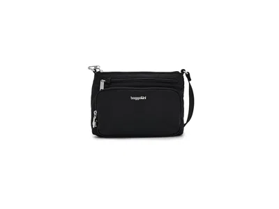 Baggallini Securtex(r) Anti-theft Keepsake Crossbody Cross Body Handbags Black: One Size