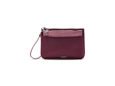 Baggallini Securtex(r) Classic Anti-theft Duo Travel Pouch Luggage Jam/dusty Mauve, Nylon