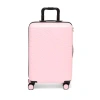 Baggallini Set Wave 22 In. Wheel Hardside Carry-on Suitcase In Bagg Pink Hardside