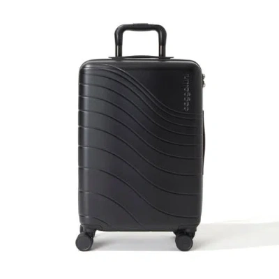 Baggallini Set Wave 22 In. Wheel Hardside Carry-on Suitcase In Black  Hardside