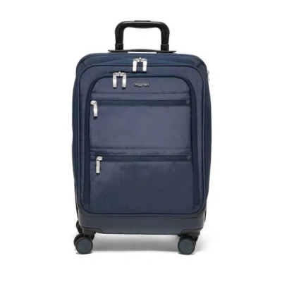 Baggallini Set Wave 22in 4 Wheel Hybrid Carry-on In French Navy