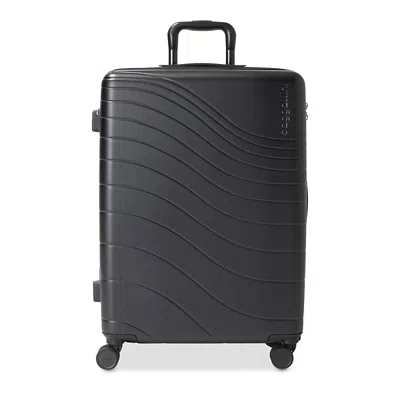 Baggallini Set Wave 26 4 Wheel Hard Side Suitcase In Black