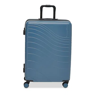 Baggallini Set Wave 26 4 Wheel Hard Side Suitcase In Blue