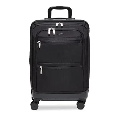 Baggallini Set Wave 4 Wheel Hybrid Carry On Suitcase In Black