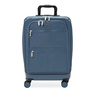 Baggallini Set Wave 4 Wheel Hybrid Carry On Suitcase In Gray