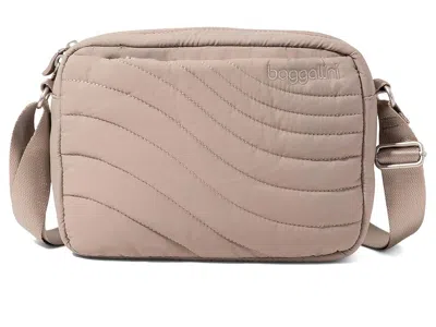 Baggallini Set Wave Crossbody Cross Body Handbags Moonrock Wave Puff: One Size In Purple
