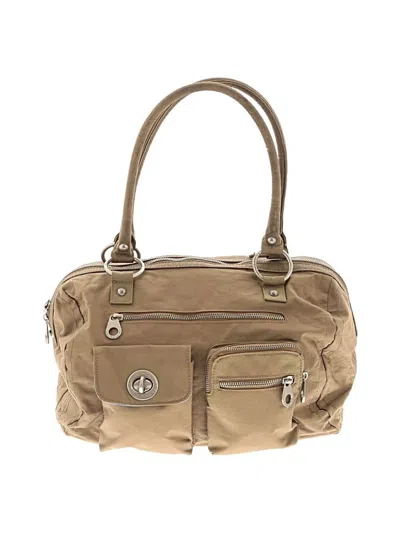 Pre-owned Baggallini Shoulder Bag In Brown
