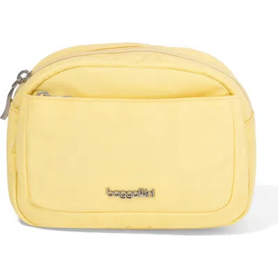 Baggallini Small Pocket Cosmetic Bag In Yellow