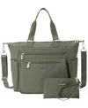 Baggallini Small Size Trifecta Convertible Backpack In Green