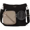 Baggallini Snap & Go Modular Slim Crossbody Bag In Black