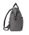 Baggallini Soho Backpack In Smoke,faux Python Trim - Nylon