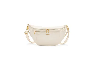 Baggallini Stanton Crossbody Cross Body Handbags Coconut Twill: One Size In Gold