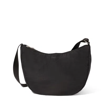 Baggallini Swift Crescent Crossbody In Black