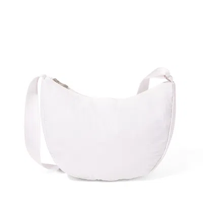 Baggallini Swift Crescent Crossbody In White