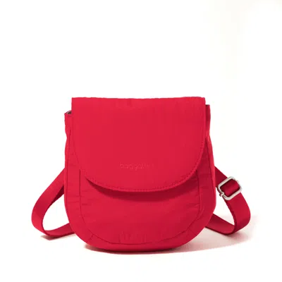 Baggallini Swift Flap Mini Crossbody In Red