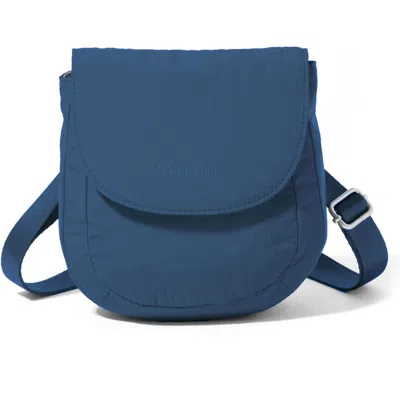 Baggallini Swift Flap Mini Crossbody In Blue