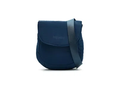 Baggallini Swift Flap Mini Crossbody Cross Body Women's Handbags B-lite Admiral Blue, Nylon