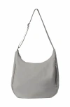Baggallini Swift Hobo Crossbody In B-lite Silver Sand