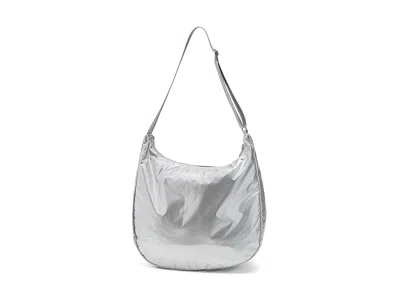 Baggallini Swift Hobo Crossbody Cross Body Handbags Silver Metallic: One Size