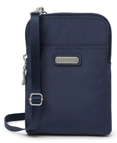 Baggallini Rfid Journey Crossbody In French Navy- Nylon