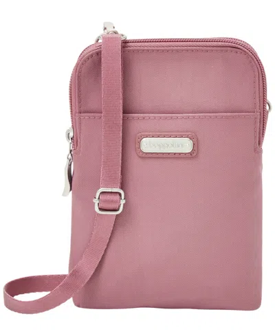 Baggallini Take Two Rfid Bryant Crossbody In Pink