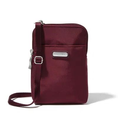 Baggallini Take Two Rfid Bryant Crossbody In Burgundy