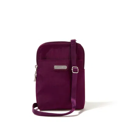 Baggallini Take Two Rfid Bryant Crossbody Bag In Mulberry
