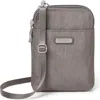 Baggallini Take Two Rfid Bryant Crossbody Bag In Gray