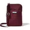 Baggallini Take Two Rfid Bryant Crossbody Bag In Burgundy