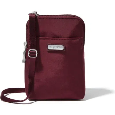 Baggallini Take Two Rfid Bryant Crossbody Bag In Burgundy