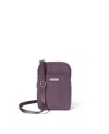 Baggallini Take Two Rfid Bryant Crossbody Bag In Misty Purple
