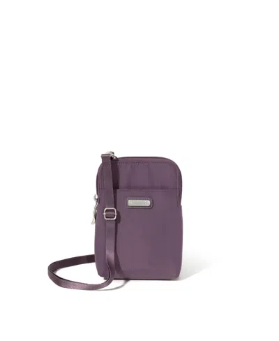 Baggallini Take Two Rfid Bryant Crossbody Bag In Misty Purple
