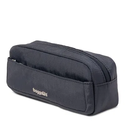 Baggallini The Jet Set Edit Long Pocket Cosmetic Pouch In Blue