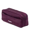 Baggallini The Jet Set Edit Long Pocket Cosmetic Pouch In Purple