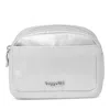 Baggallini The Jet Set Edit Small Pocket Cosmetic Pouch In Silver