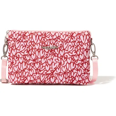 Baggallini The Only Mini Bag Crossbody Bag In Heart Print