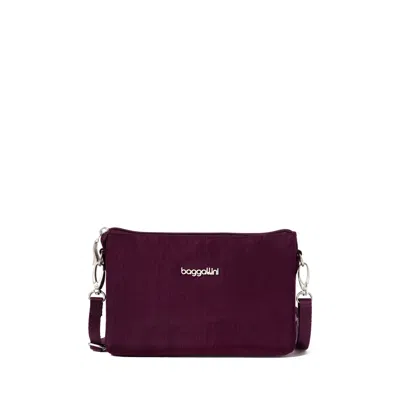 Baggallini The Only Mini Bag In Burgundy